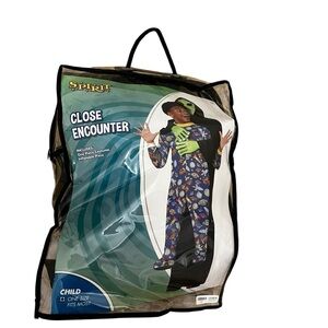 Alien abduction close encounter spirit Halloween Inflatable Costume child Size